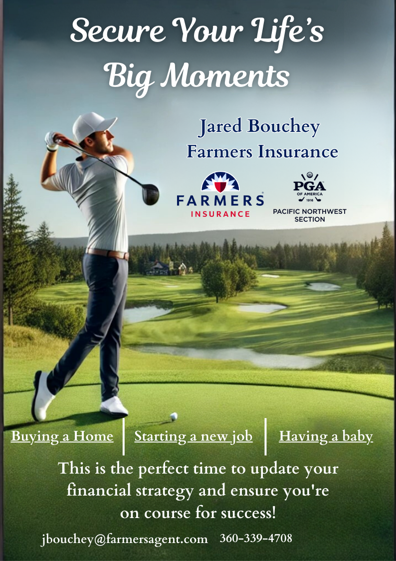 Golf event promotional design