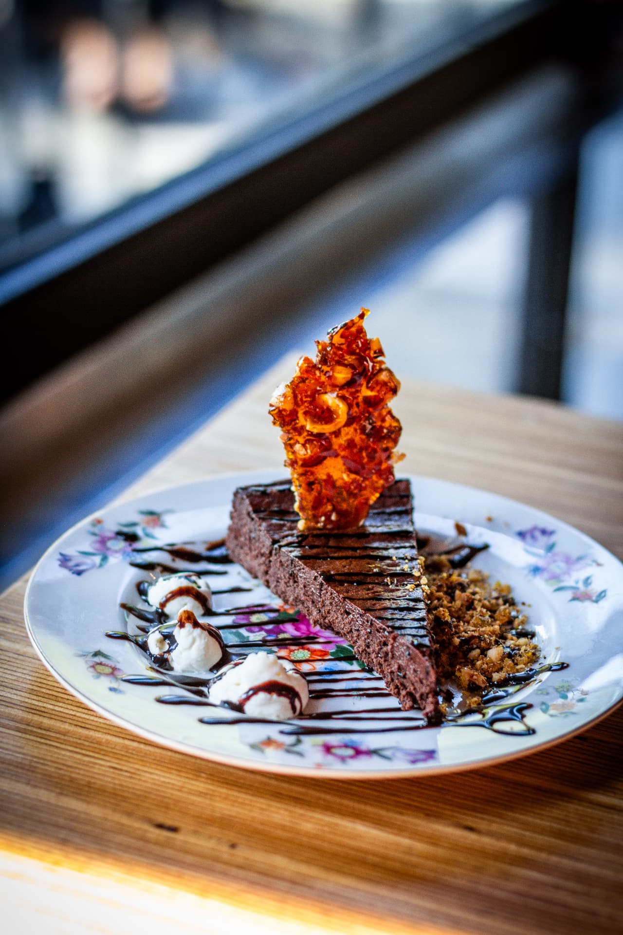 Bottega chocolate dessert photographed for social media