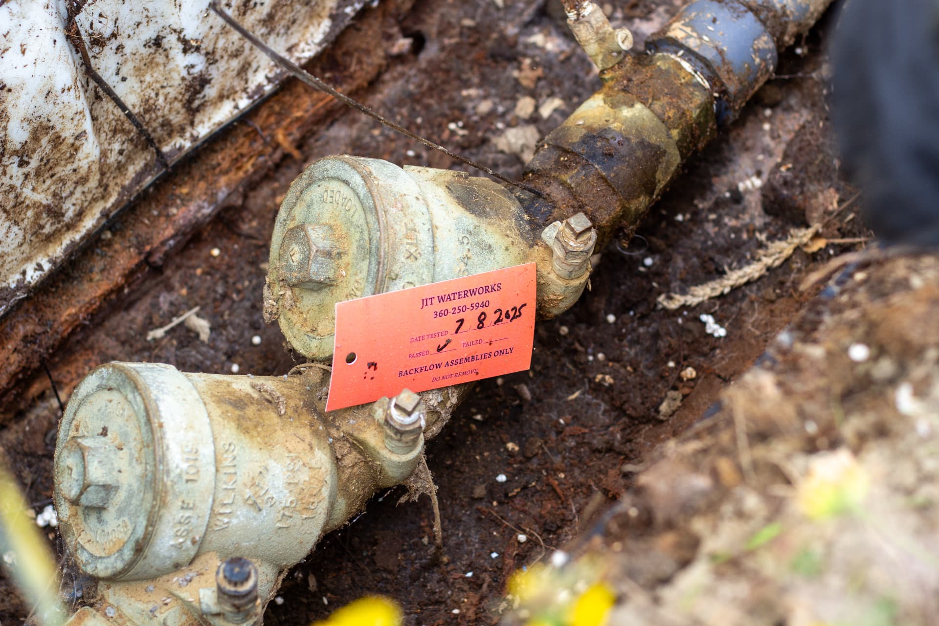 JIT Waterworks backflow inspection and testing