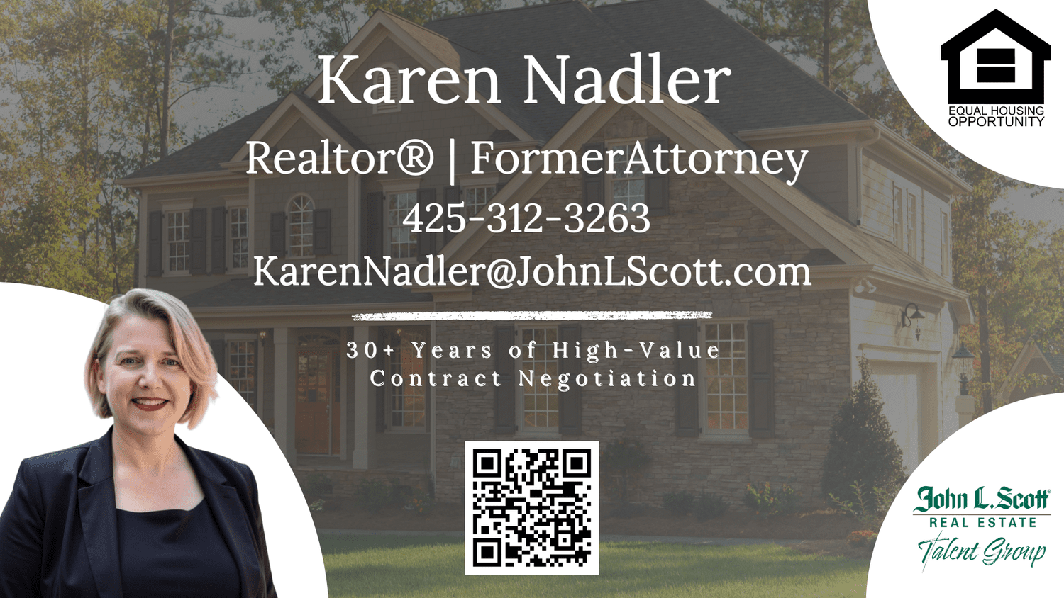 Real estate business card design