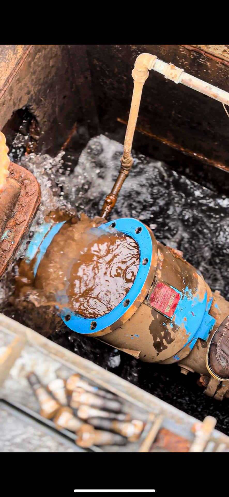 JIT Waterworks utility repair in progress